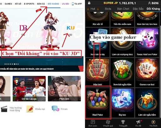 Hướng dẫn tham gia chơi poker Thabet