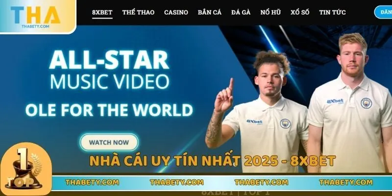 Nhà cái 8XBET - Sân chơi đỉnh cao nhất 2025